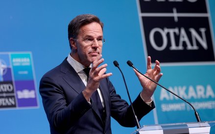 Sekretarz generalny NATO Mark Rutte