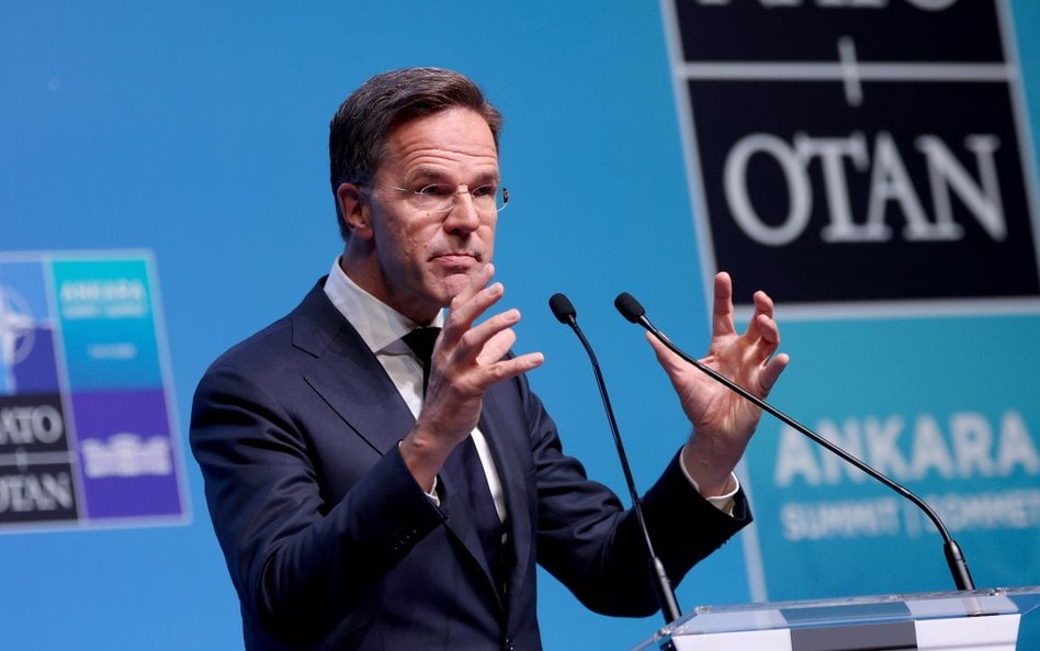 Sekretarz generalny NATO Mark Rutte