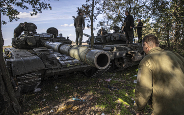 Ukraińscy żołnierze na granicy obwodu chersońskiego