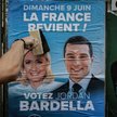 Wybory do Parlamentu Europejskiego. Plakat wyborczy Zjednoczenia Narodowego, a na nim Marine Le Pen 
