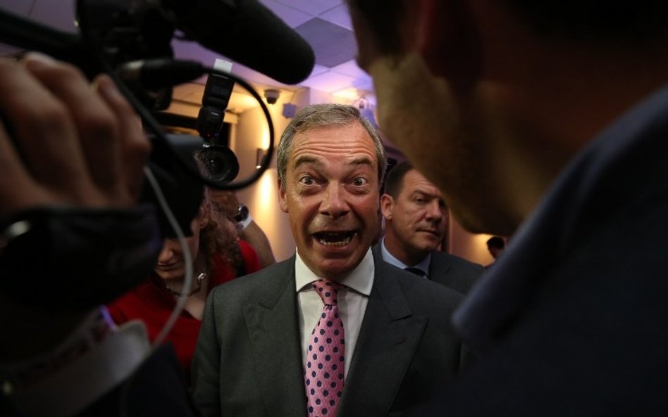 Farage: Brexit to tryumf uczciwych ludzi