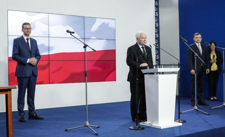 Mateusz Morawiecki, Jarosław Kaczyński i Zbigniew Ziobro