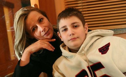 Monika Orłowska z synem Tomkiem chorym na ADHD