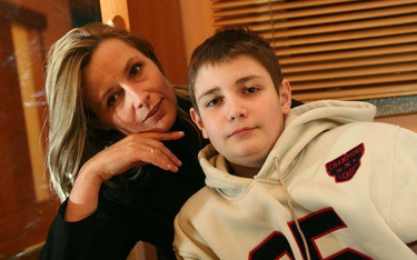 Monika Orłowska z synem Tomkiem chorym na ADHD