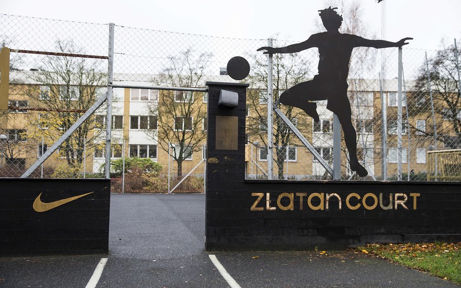 Miejsce w dzielnicy Rosengard, gdzie Zlatan Ibrahimovic grał będąc dzieckiem