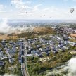 Wizualizacja projektu Miasteczko Winna Góra autorstwa pracowni Chmielewski + Partners