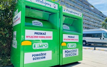 Dzięki specjalnie oznaczonym kontenerom, ustawionym w różnych punktach miasta, do tej pory udało się