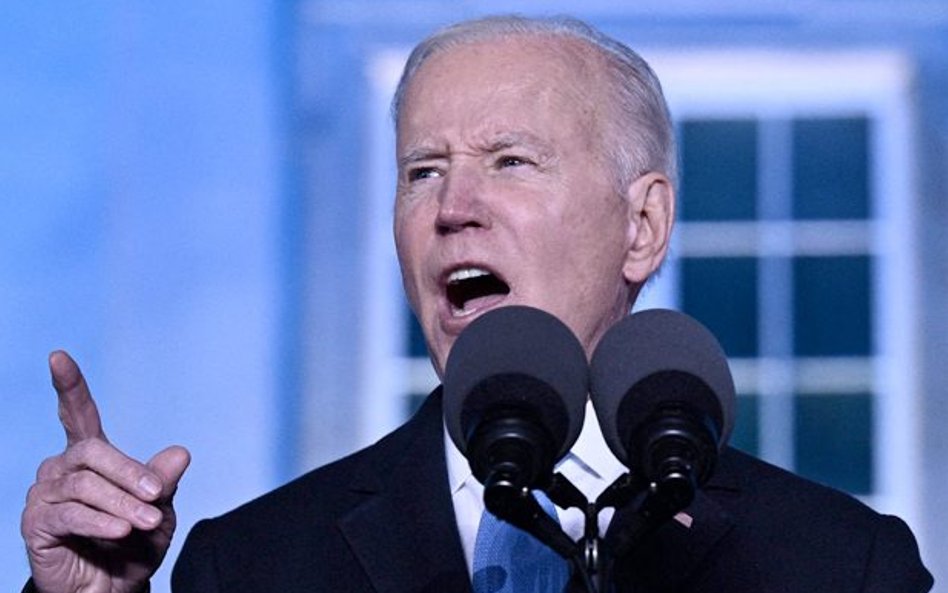 Joe Biden przemówił na dziedzińcu Zamku Królewskiego