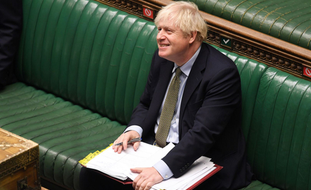 Premier Wielkiej Brytanii Boris Johnson