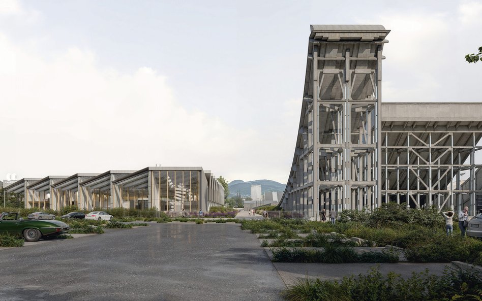 Projekt pracowni Kengo Kumy zakłada zachowanie oryginalnej konstrukcji dawnej fabryki.