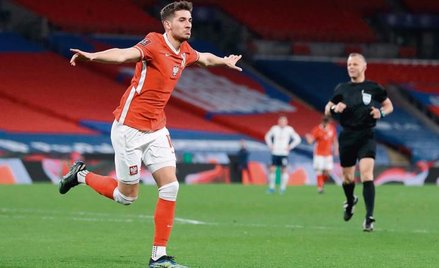 Jakub Moder, podobnie jak Marek Citko i Jerzy Brzęczek, strzelił na Wembley gola, który nie dał jedn