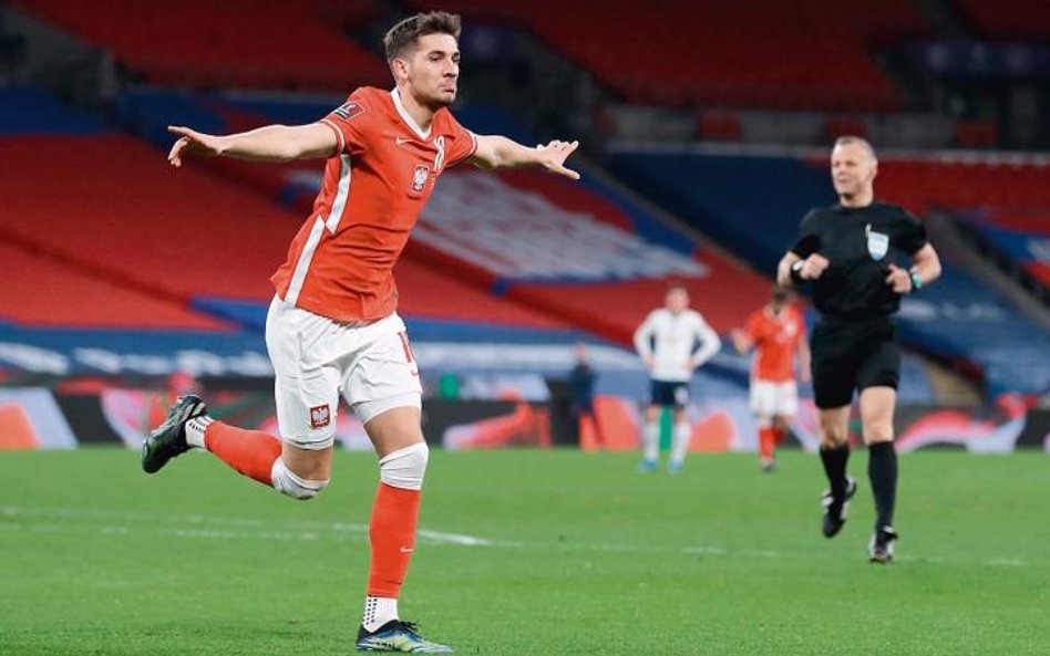 Jakub Moder, podobnie jak Marek Citko i Jerzy Brzęczek, strzelił na Wembley gola, który nie dał jedn