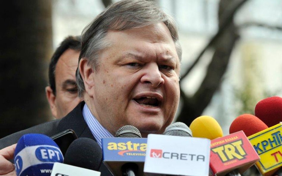 Grecki minister finansów Ewangelos Wenizelos