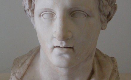 Marmurowe popiersie Demetriusza I Poliorketesa. Rzymska kopia z I w. n.e. greckiego oryginału z III 