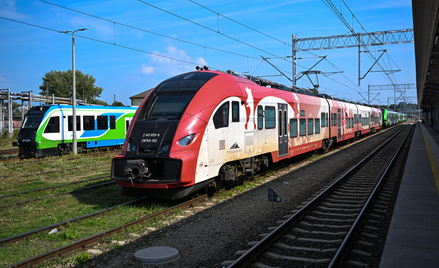 Skład Pesa Elf na stacji PKP w Rzeszowie