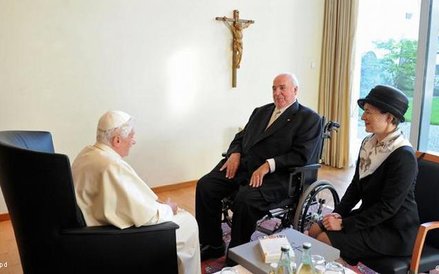 Prywatna audiencja. Papież Benedykt XVI podczas swojej podróży do Niemiec we wrześniu 2012 r. chciał
