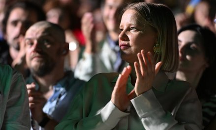Joanna Kulig podczas otwarcia Festiwalu Dwa Brzegi
