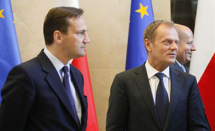 Donald Tusk i Radosław Sikorski
