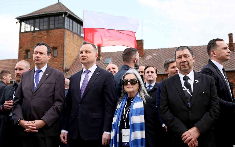 Andrzej Duda w Auschwitz