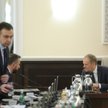 Premier Donald Tusk podczas posiedzenia rządu