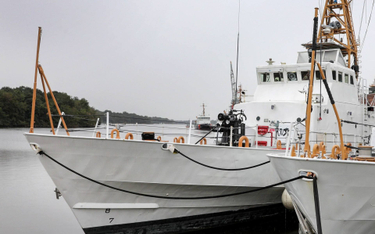 Jedna z łodzi patrolowych przekazana przez USA Ukrainie