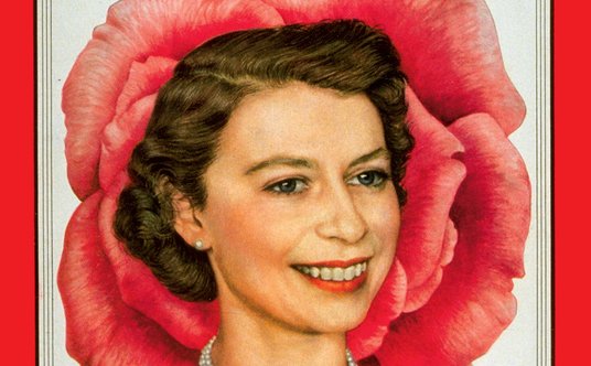 Elżbieta II na okładce magazynu „Time”, z 1953 r. portret Borisa Chaliapina