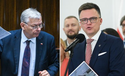 Marek Suski i Szymon Hołownia