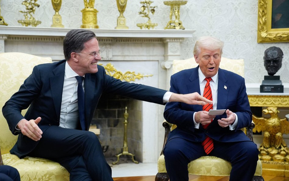 Mark Rutte był gościem Donalda Trumpa w Białym Domu w marcu 2025