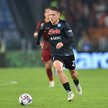 Piotr Zieliński w meczu AS Roma - SSC Napoli