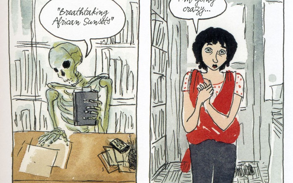 Komiks Kiedy Dawid stracił głos