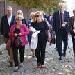 Przedstawiciele Ogólnopolskiego Komitetu Protestacyjno-Strajkowego Pracowników Ochrony Zdrowia w dro