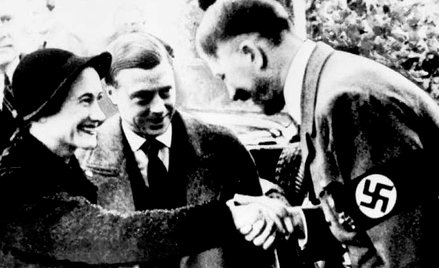 Spotkanie księcia Windsoru (byłego króla Edwarda VIII) i księżnej Windsoru Wallis Simpson z Adolfem 