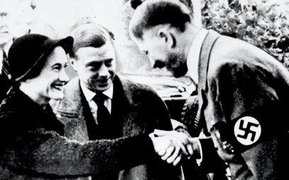 Spotkanie księcia Windsoru (byłego króla Edwarda VIII) i księżnej Windsoru Wallis Simpson z Adolfem 