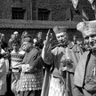 Proces beatyfikacyjny kard. Stefana Wyszyńskiego rozpoczął się 20 maja 1989 r. Na zdjęciu podczas pr