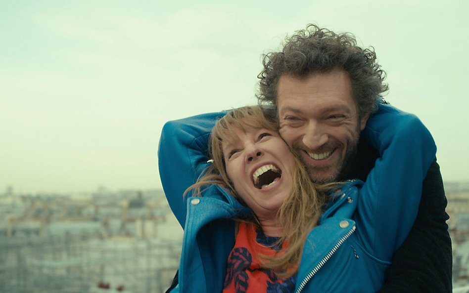 Emmanuelle Bercot i Vincent Cassel w filmie „Mon roi” („Mój król")