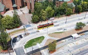 Tramwaje pojadą wzdłuż ul. św. Bonifacego do pętli autobusowo-tramwajowej Stegny