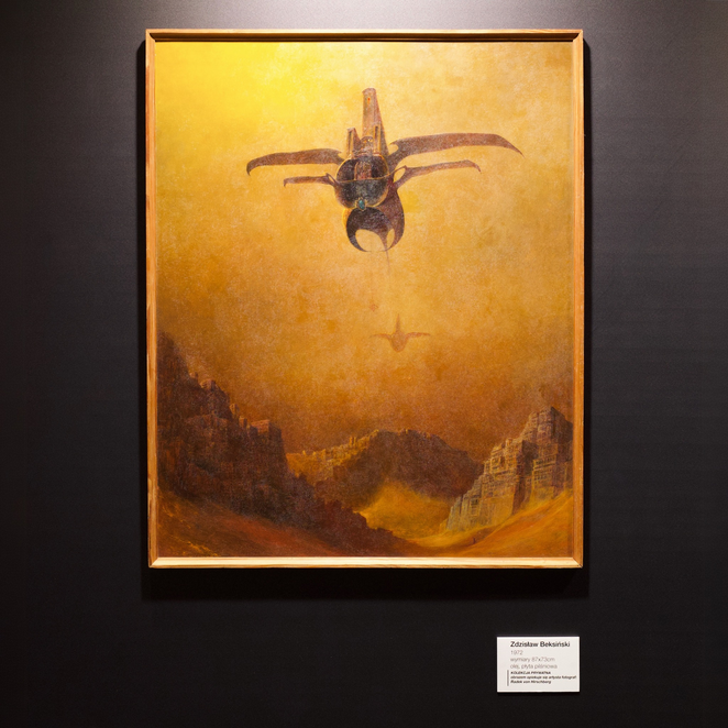 Obraz Beksińskiego z 2972 roku został odnaleziony kilka tygodni temu w Zurychu