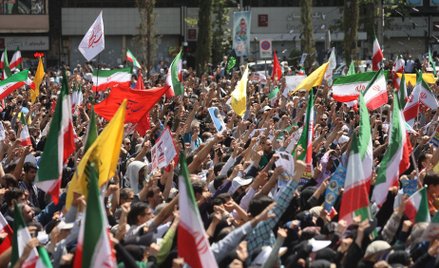 Antyizraelski protest po piątkowych modlitwach w Teheranie