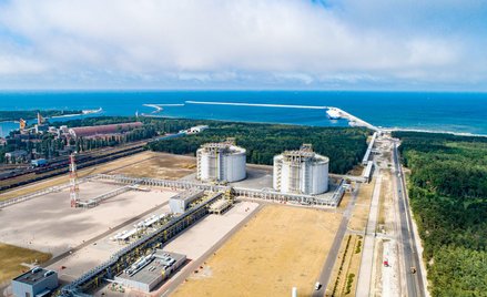 Roczne zdolności regazyfikacyjne terminalu LNG w Świnoujściu wynoszą obecnie 6,2 mld m sześc., od pr