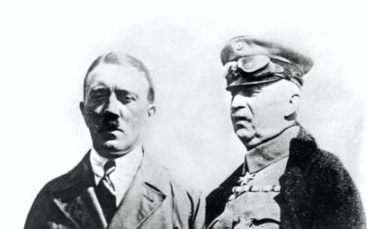 Gen. Erich Ludendorff w towarzystwie Adolfa Hitlera, sierpień 1924 r.