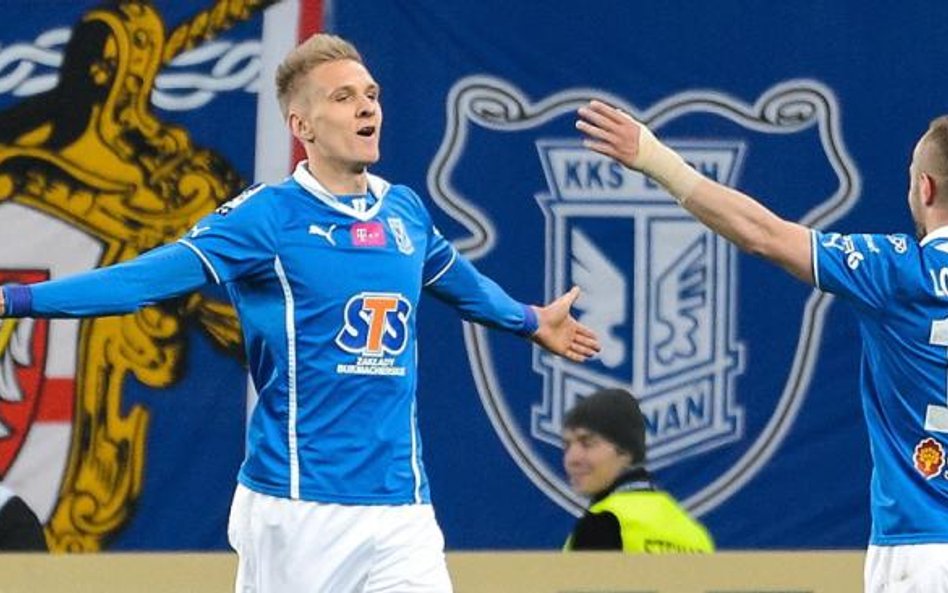 Łukasz Teodorczyk zdobył swój pierwszy hat-trick w ekstraklasie, a Lech pokonał Jagiellonię 6:1.