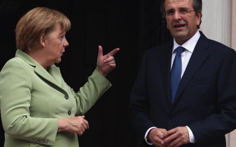 Sześć godzin spędziła Angela Merkel w Atenach, z czego półtorej na rozmowach z premierem Samarasem