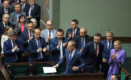 Donald Tusk w sejmowych ławach