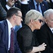 Julia Przyłębska w towarzystwie Mateusza Morawieckiego i Jarosława Kaczyńśkiego
