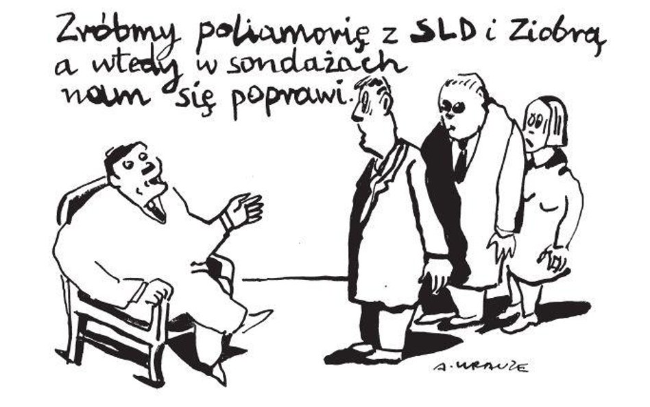 Komentarz rysunkowy. Zróbmy poliamorię z SLD i Ziobrą