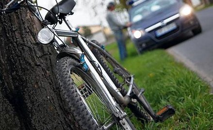 Cyklista nie trafi za kratki