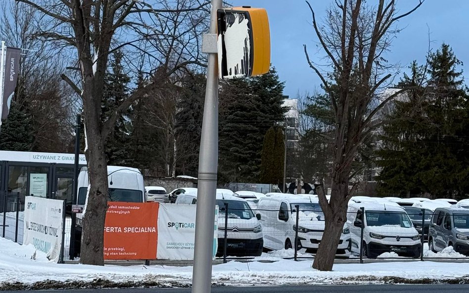 Fotoradar został zniszczony po raz trzeci po 11 dniach funkcjonowania