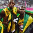 Jamajska sztafeta 4x100 m w Londynie zdobyła olimpijskie złoto. Od lewej Yohan Blake, Usain Bolt, Ne