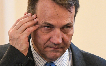 Radosław Sikorski, minister spraw zagranicznych RP