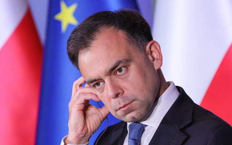 Minister finansów i gospodarki Andrzej Domański